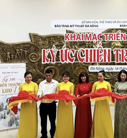 Khai mạc triển lãm ký họa “Ký ức chiến trường khu V”